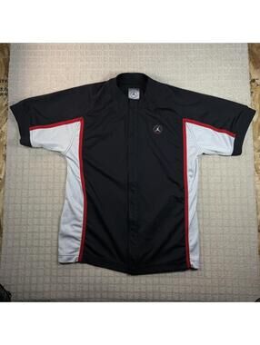 Vintage Jordan Warm Up Button Up Shirt Medium